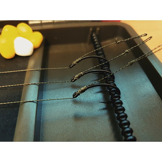 Snowman Hair Rigs - Nash/Gardner - Stiff Braid (uncoated) Snowman Hair Rigs - Nash/Gardner - Stiff Braid (uncoated)