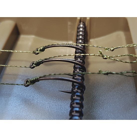Snowman Hair Rigs - RidgeMonkey - Supple Braid (uncoated) Snowman Hair Rigs - RidgeMonkey - Supple Braid (uncoated)