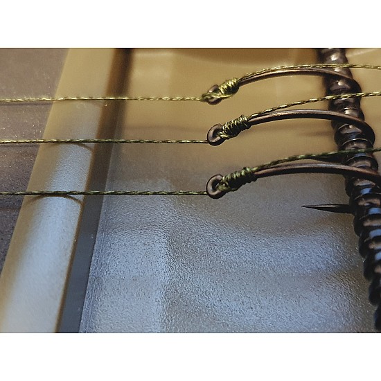 Snowman Hair Rigs - RidgeMonkey - Supple Braid (uncoated) Snowman Hair Rigs - RidgeMonkey - Supple Braid (uncoated)