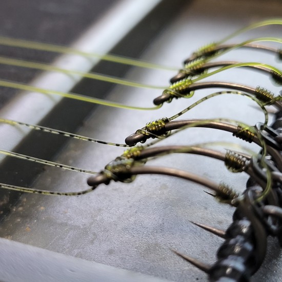 6 D Rigs Combo - Camo Fleck & Camo Green 6 D Rigs Combo - Camo Fleck & Camo Green