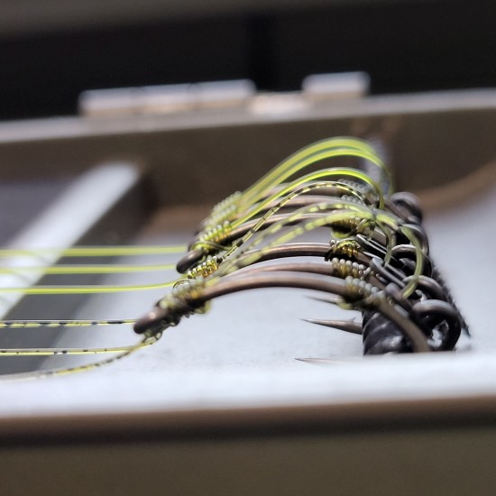 6 D Rigs Combo - Camo Fleck & Camo Green 6 D Rigs Combo - Camo Fleck & Camo Green