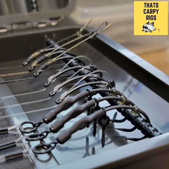 9 Carp Rigs Combo - Ronnie Rigs, D Rigs, Wafter Rigs 9 Carp Rigs Combo - Ronnie Rigs, D Rigs, Wafter Rigs