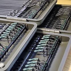 Rig Box and 25 Rigs (Ronnie, Spinner, Combi, Slip D German) 