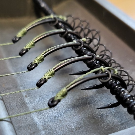 Blowback Meat Coil / Screw Rig - Uncoated Braid Blowback Meat Coil / Screw Rig - Uncoated Braid
