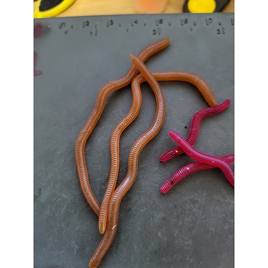 Turbo German Worm Rigs - Clear or Camo Hooklink Turbo German Worm Rigs - Clear or Camo Hooklink